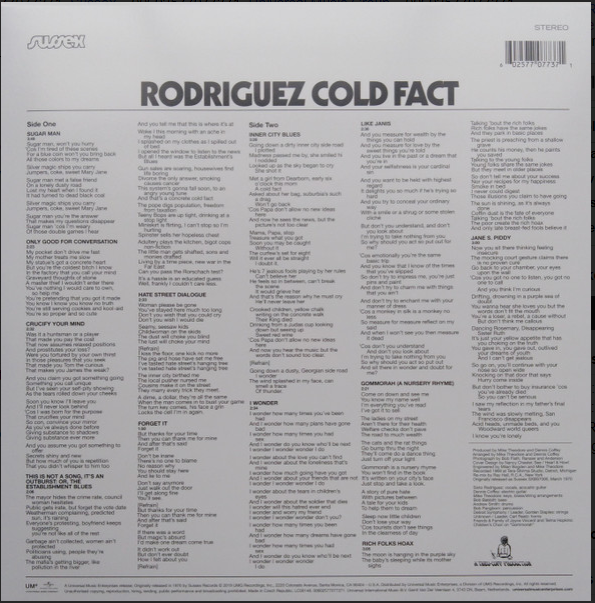 Cold Fact - Rodriguez (2. El)