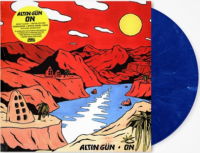On- Altın Gün Turquoise & White Swirled Vinyl Edition