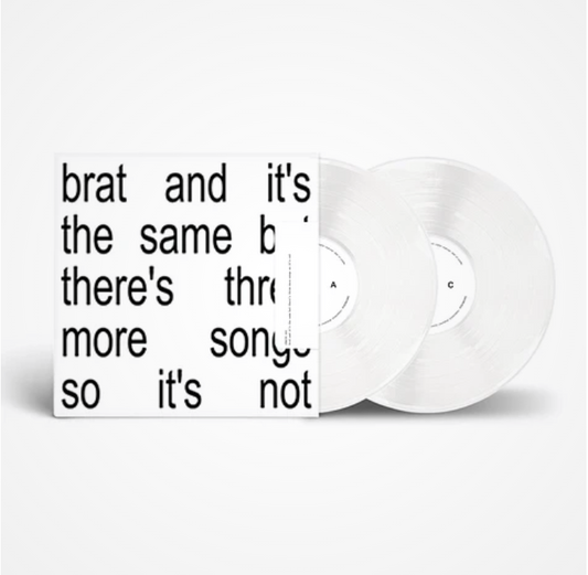 brat and it’s the same but there’s three more songs so it’s not White Vinyl Edition - Charli XCX