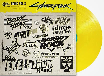 OST- Cyberpunk 2077 Radio 2 Yellow Vinyl Edition