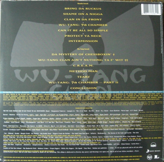 Enter the Wu Tang (36 Chambers)- Wu Tang Clan