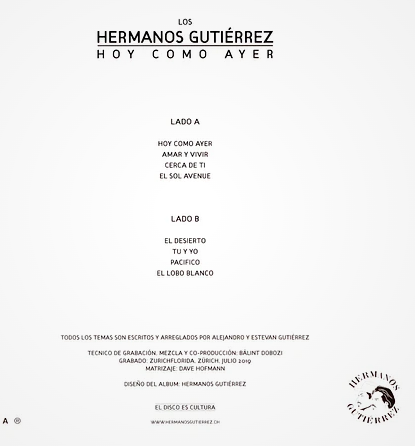 Hoy Como Ayer- Hermanos Gutierrez (Coloured Edition)