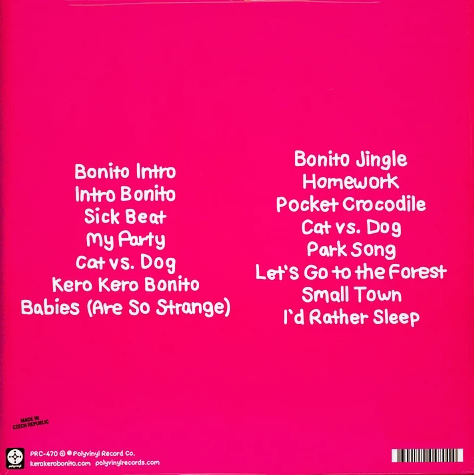 Intro Bonito- Kero Kero Bonito (Hot Pink Limited Edition)