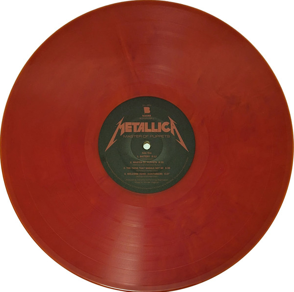 Master Of Puppets- Metallica (Limited Edition Battery Brick Vinyl)