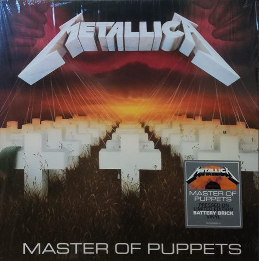 Master Of Puppets- Metallica (Limited Edition Battery Brick Vinyl)