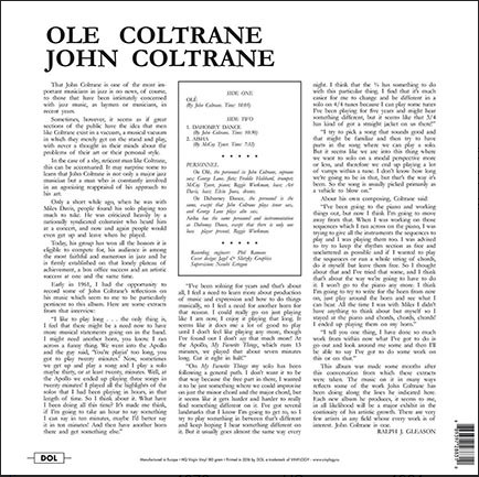 Ole Coltrane - John Coltrane (Limited Blue Edition)