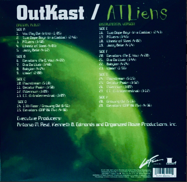 Atliens - Outkast (25. Yıl Özel Edisyonu)