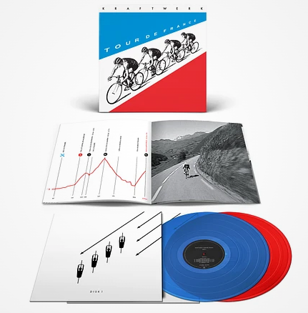 Tour De France Translucent Blue & Red Vinyl Edition - Kraftwerk